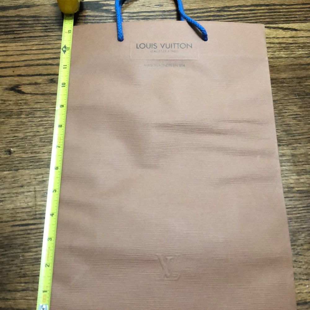 Louis Vuitton Paper Shopping Bag in Epi Pattern